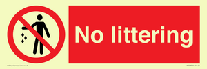 No littering